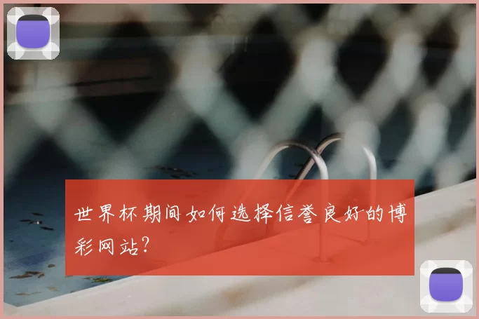 世界杯期间如何选择信誉良好的博彩网站？