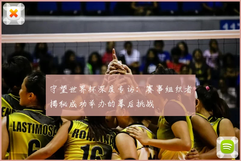 守望世界杯深度专访：赛事组织者揭秘成功举办的幕后挑战