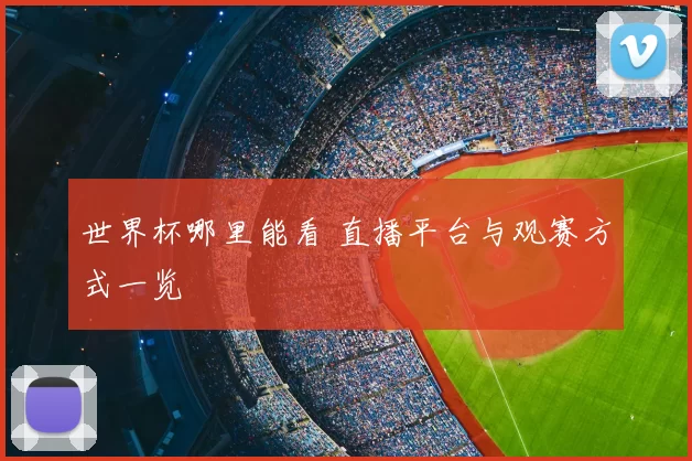 世界杯哪里能看 直播平台与观赛方式一览