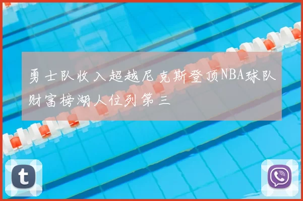 勇士队收入超越尼克斯登顶NBA球队财富榜湖人位列第三