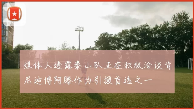 媒体人透露泰山队正在积极洽谈肯尼迪博阿滕作为引援首选之一